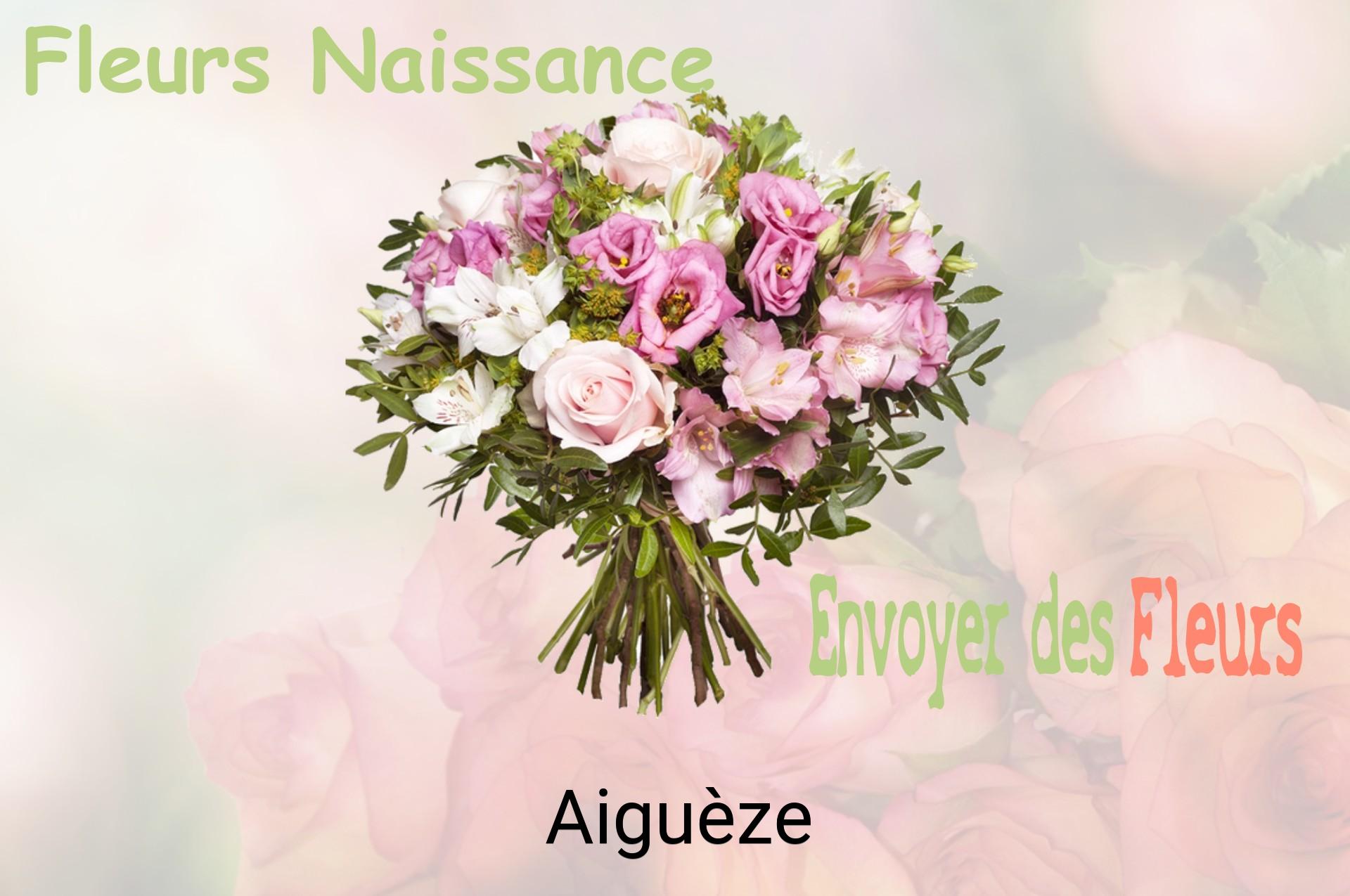 Bouquet de fleurs de naissance livré à Aiguèze